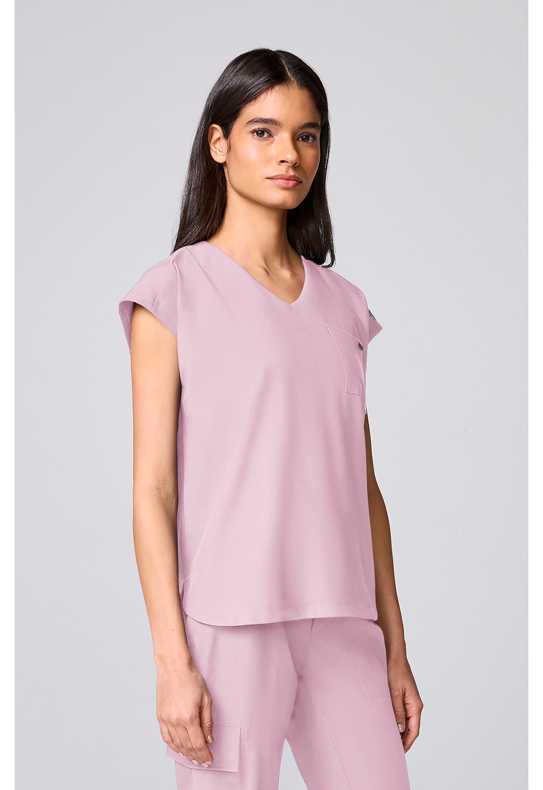 Quest HH00029 Women's Built In Bra Dolman Scrub Top image 5