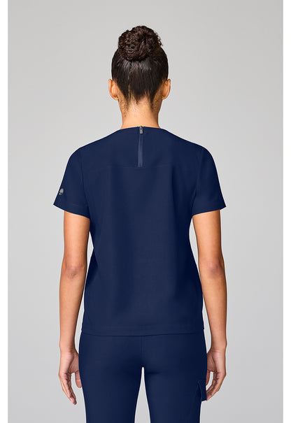 Quest HH00043 Women's Crew Neck Scrub Top Navy