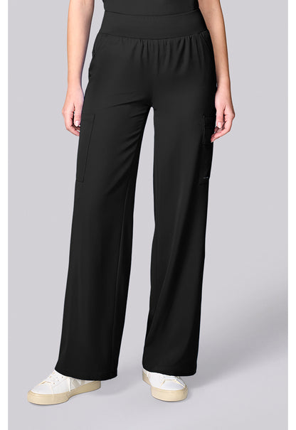 HH Works HH00045 Women's Wide Leg Scrub Pants Black