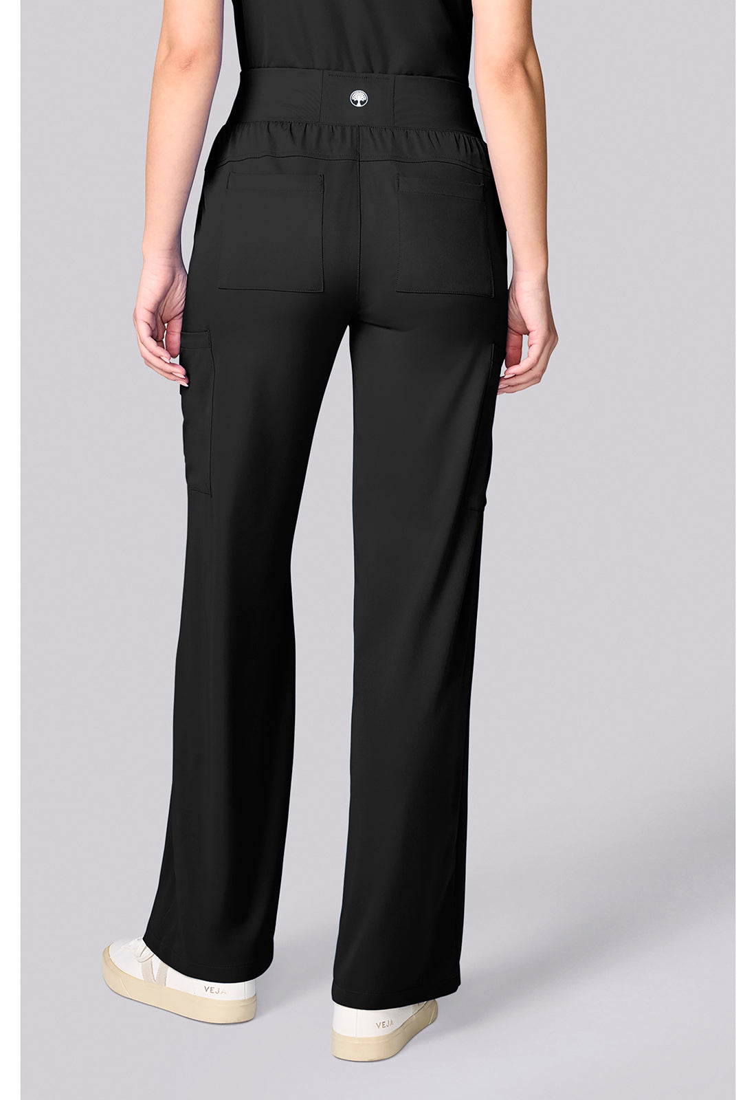 HH Works HH00045 Women's Wide Leg Scrub Pants Black
