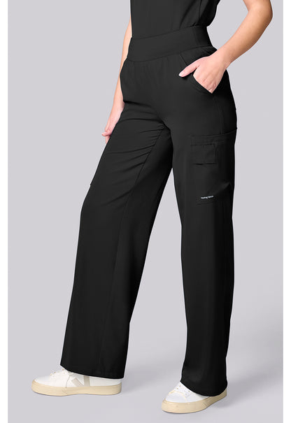 HH Works HH00045 Women's Wide Leg Scrub Pants Black