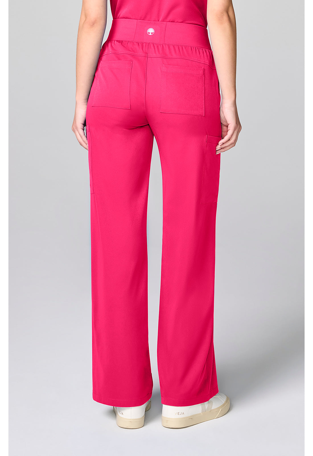 HH Works HH00045 Women's Wide Leg Scrub Pants Carnation Pink