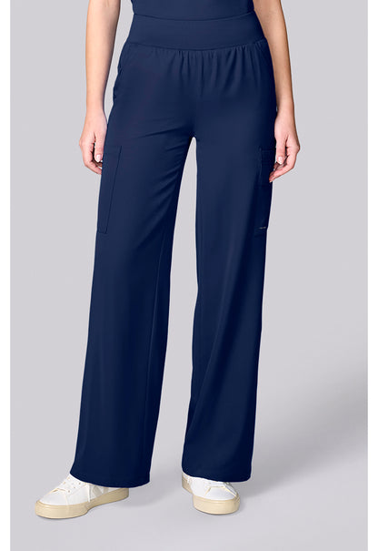 HH Works HH00045 Women's Wide Leg Scrub Pants Navy