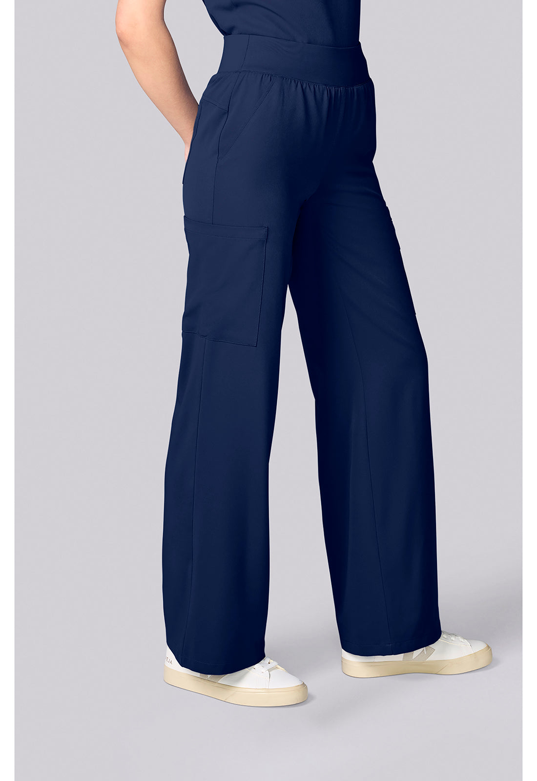 HH Works HH00045 Women's Wide Leg Scrub Pants Navy