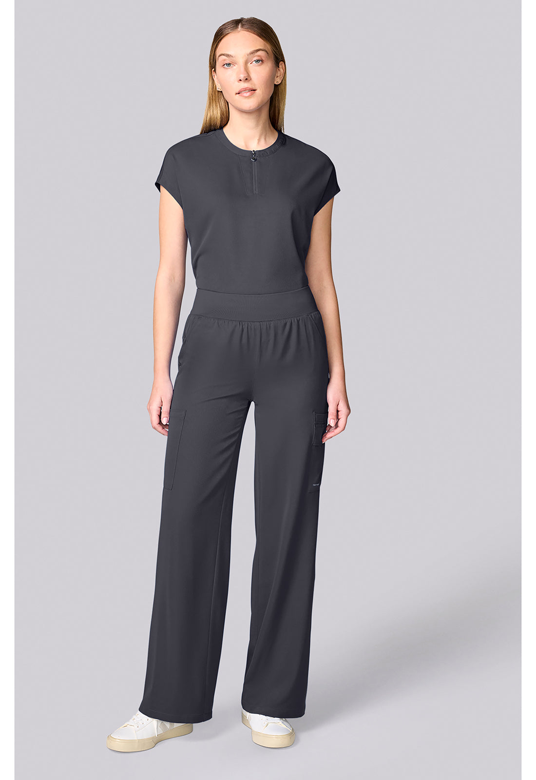 HH Works HH00045 Women's Wide Leg Scrub Pants Pewter