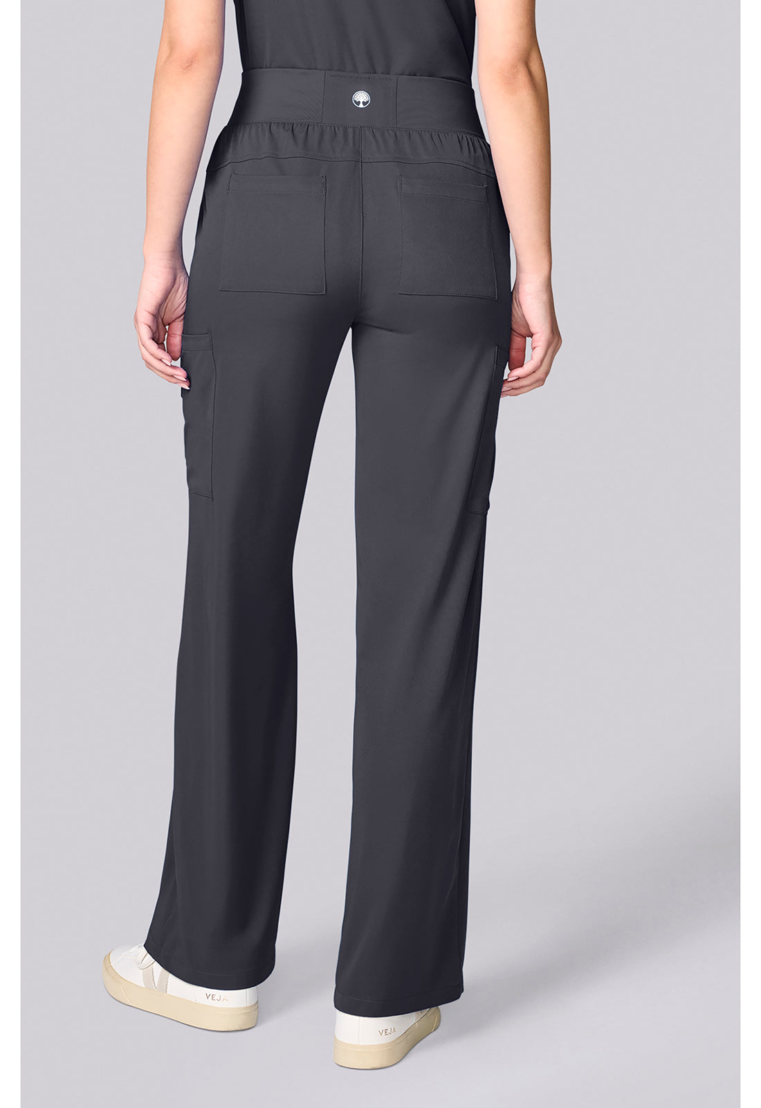 HH Works HH00045 Women's Wide Leg Scrub Pants Pewter
