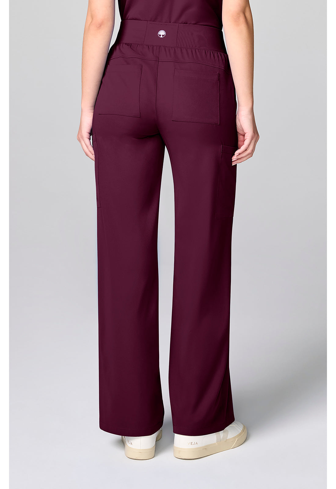 HH Works HH00045 Women's Wide Leg Scrub Pants Wine