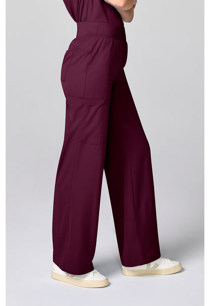 HH Works HH00045 Women's Wide Leg Scrub Pants Wine