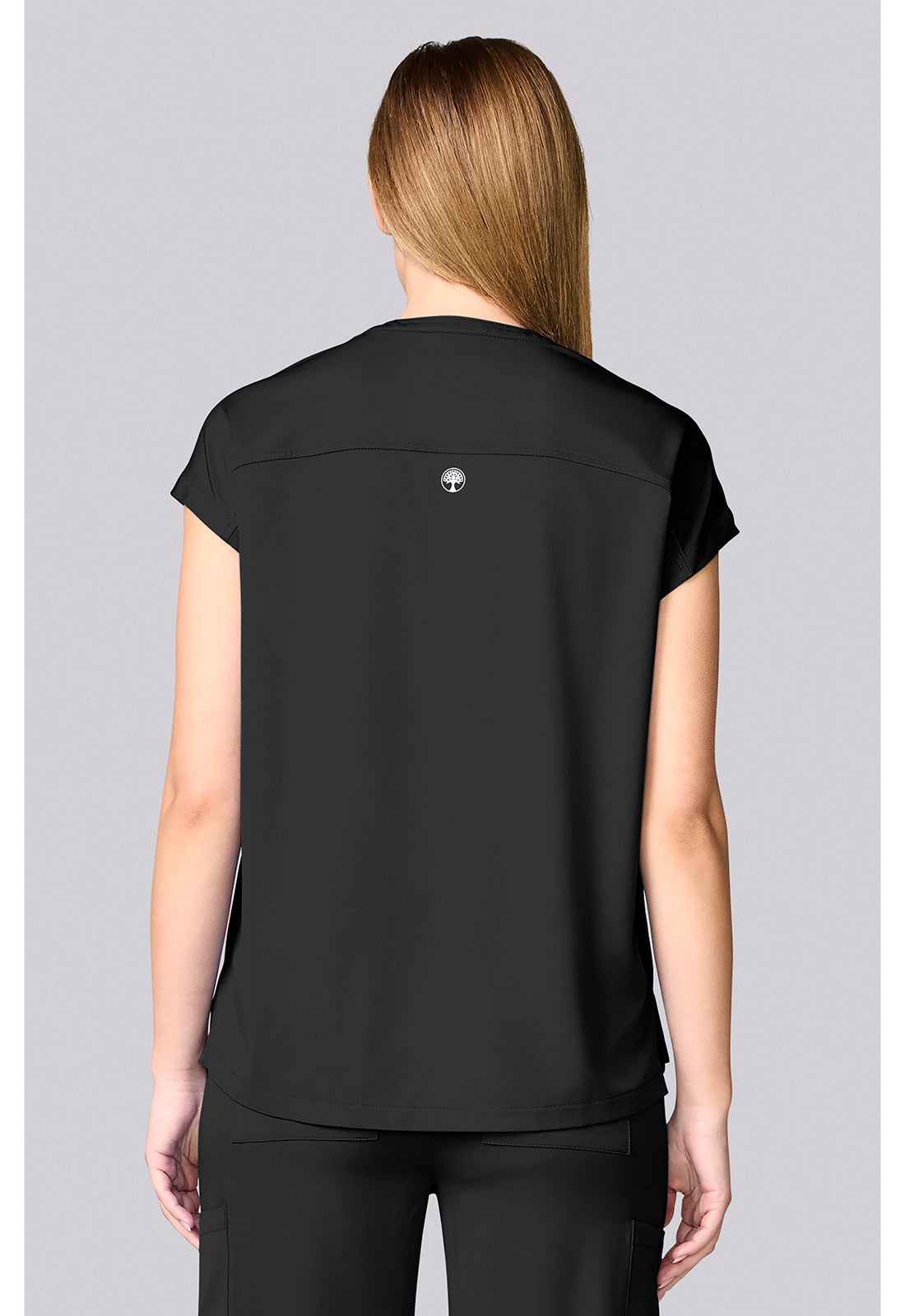 HH Works HH00050 Women's Dolman Scrub Top Black