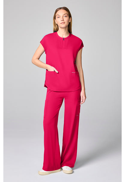 HH Works HH00050 Women's Dolman Scrub Top Carnation Pink