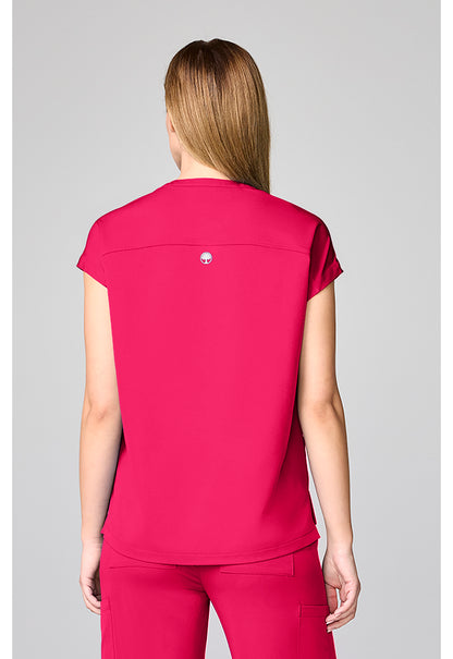 HH Works HH00050 Women's Dolman Scrub Top Carnation Pink