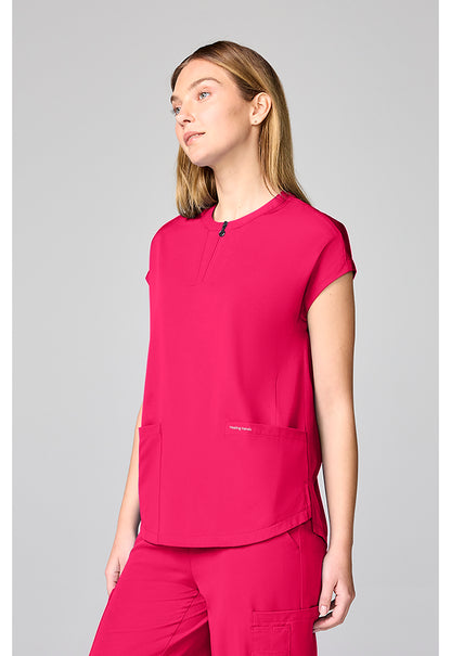 HH Works HH00050 Women's Dolman Scrub Top Carnation Pink