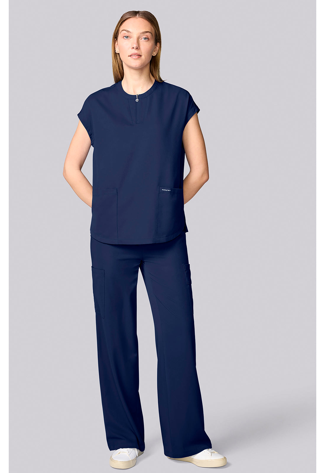 HH Works HH00050 Women's Dolman Scrub Top Navy