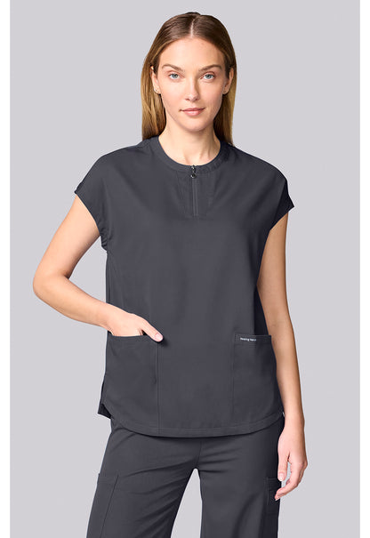 HH Works HH00050 Women's Dolman Scrub Top Pewter