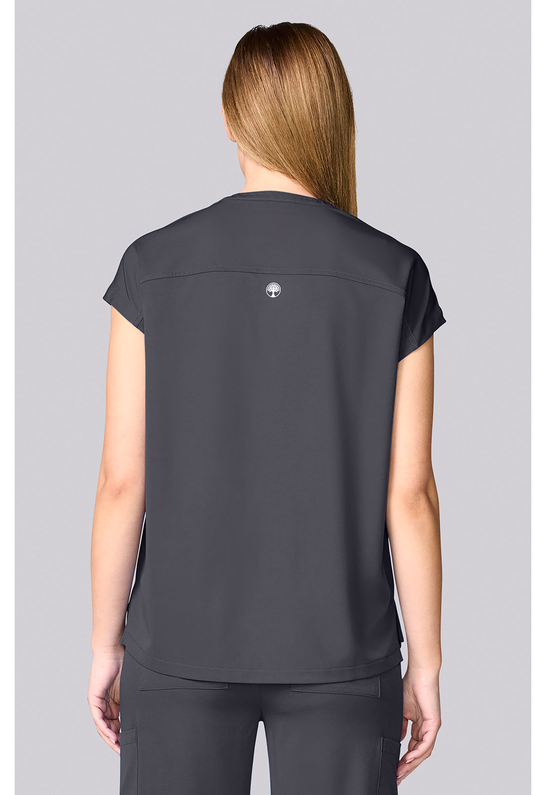HH Works HH00050 Women's Dolman Scrub Top Pewter