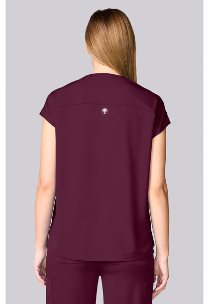 HH Works HH00050 Women's Dolman Scrub Top Wine