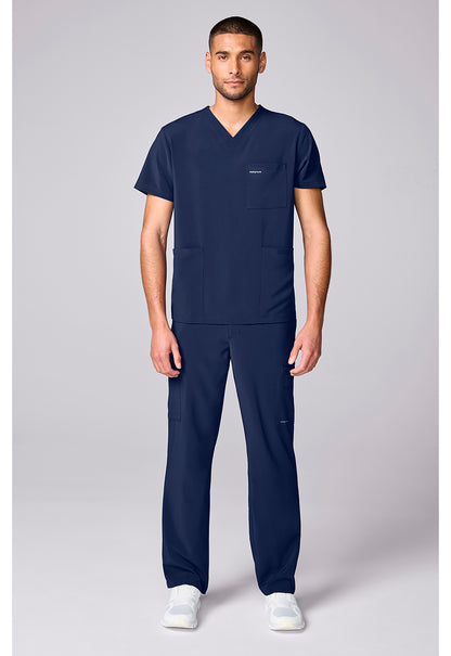 HH Works HH00051 Men's 3 Pocket Scrub Top Navy