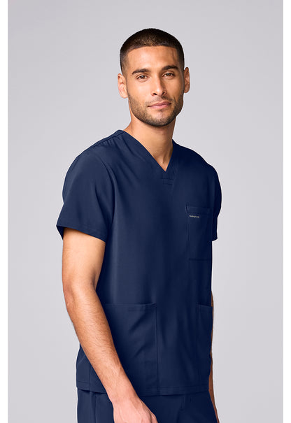 HH Works HH00051 Men's 3 Pocket Scrub Top Navy