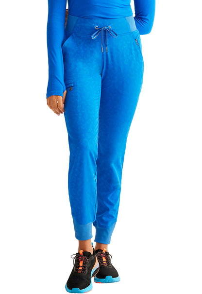 Purple Label Jacquard HH003 Women's Trinity Scrub Joggers Royal