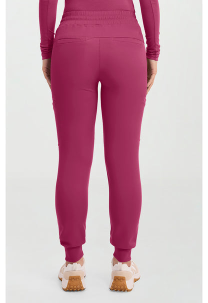 HH Works HH050 Women's Rhea Jogger Scrub Pants Cherry Wine