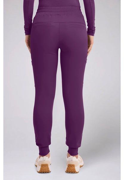 HH Works HH050 Women's Rhea Jogger Scrub Pants Eggplant