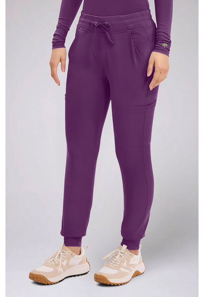 HH Works HH050 Women's Rhea Jogger Scrub Pants Eggplant