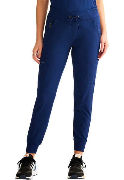 Healing Hands Model Image Rhea Jogger Pants In Color Navy Image 1