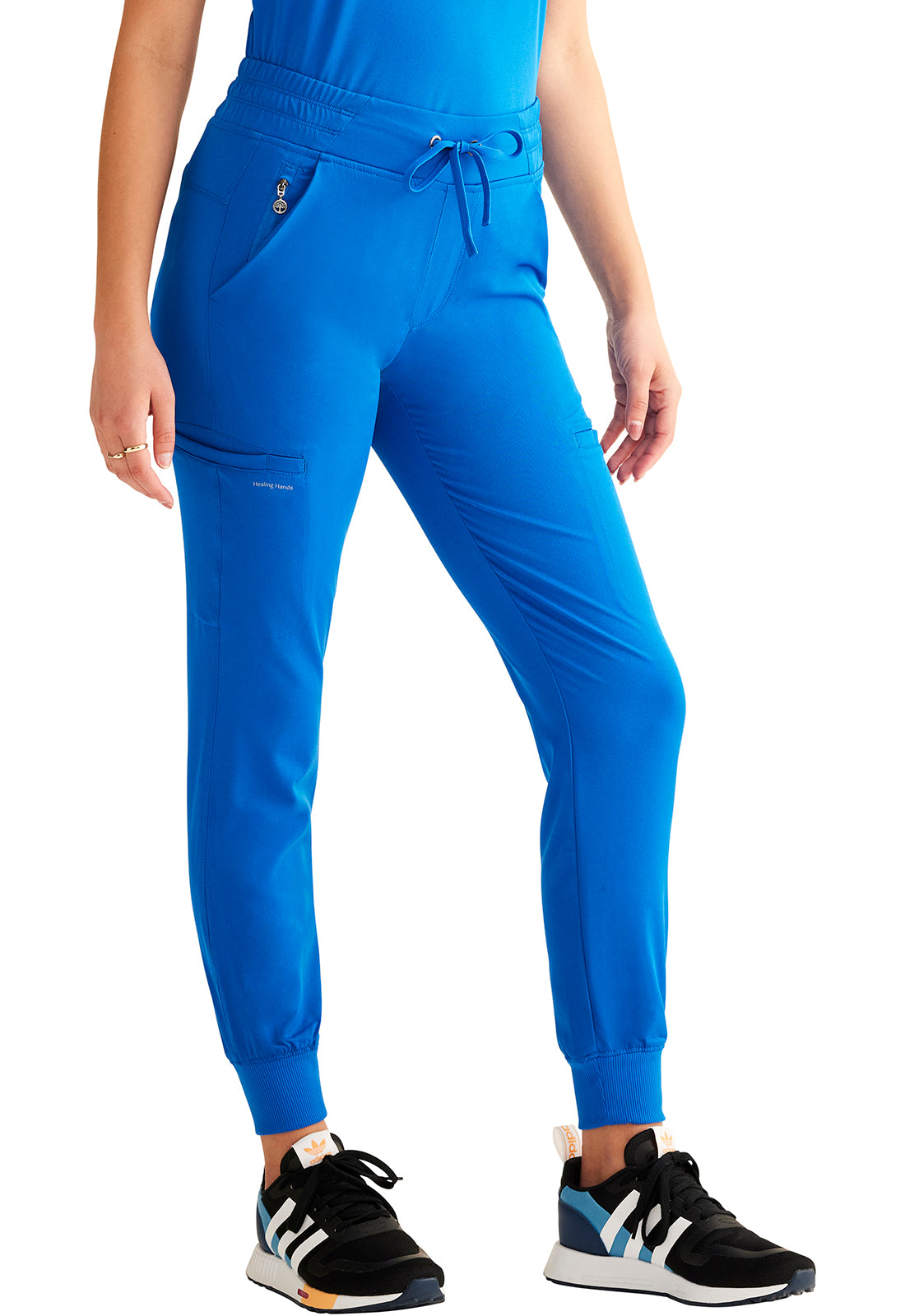 Healing Hands Model Image Rhea Jogger Pants In Color Royal Image 4