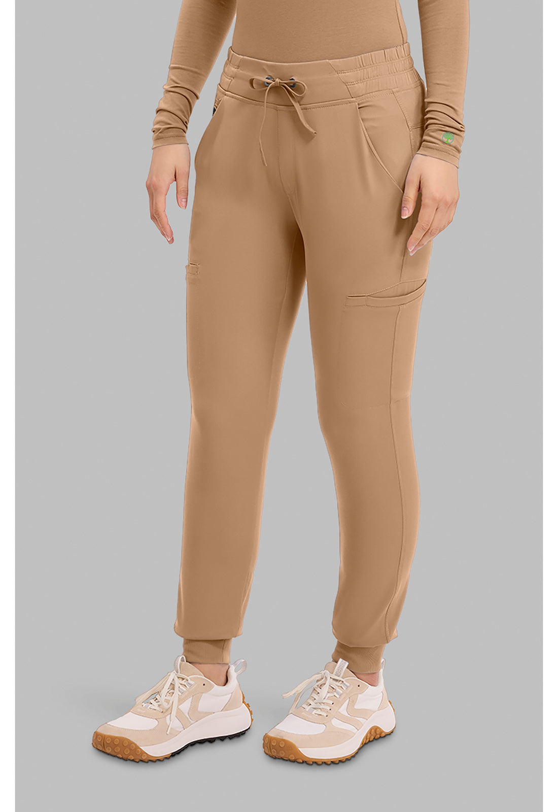 HH Works HH050 Women's Rhea Jogger Scrub Pants Sand Dunes