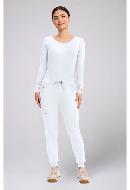 HH Works HH050 Women's Rhea Jogger Scrub Pants White