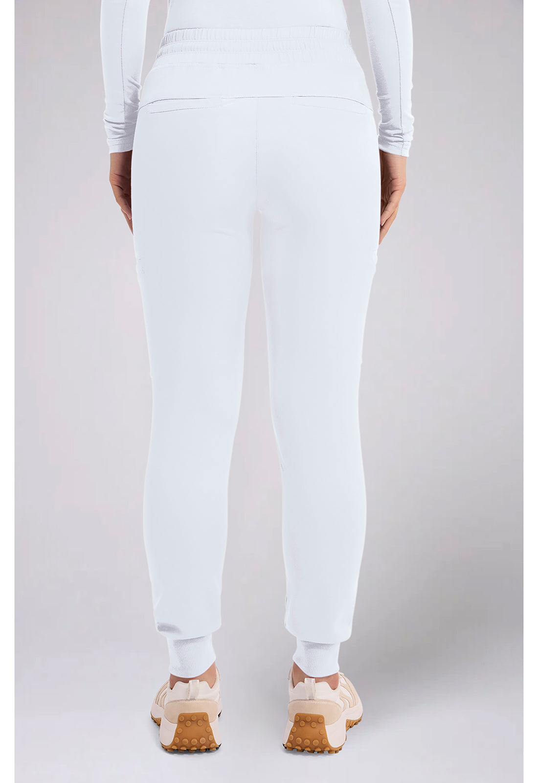 HH Works HH050 Women's Rhea Jogger Scrub Pants White
