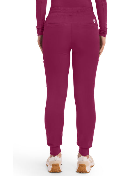 HH Works HH050 Women's Rhea Jogger Scrub Pants Wine