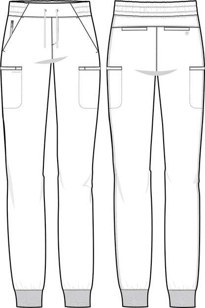 HH Works HH050 Women's Rhea Jogger Scrub Pants Caribbean