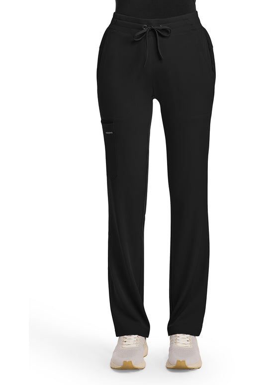 HH Works HH053 Women's 5-Pocket Straight Leg Pants Black