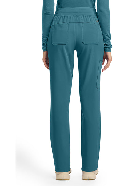 HH Works HH053 Women's 5-Pocket Straight Leg Pants Fresh Blue