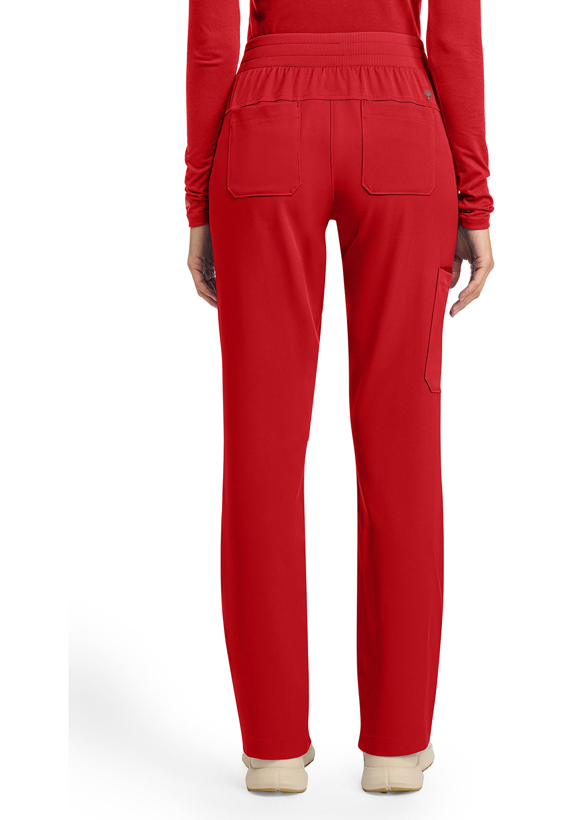 HH Works HH053 Women's 5-Pocket Straight Leg Pants Red