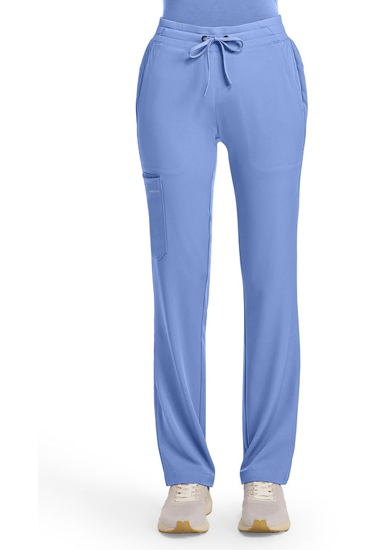 HH Works HH053 Women's 5-Pocket Straight Leg Scrub Pants Ceil