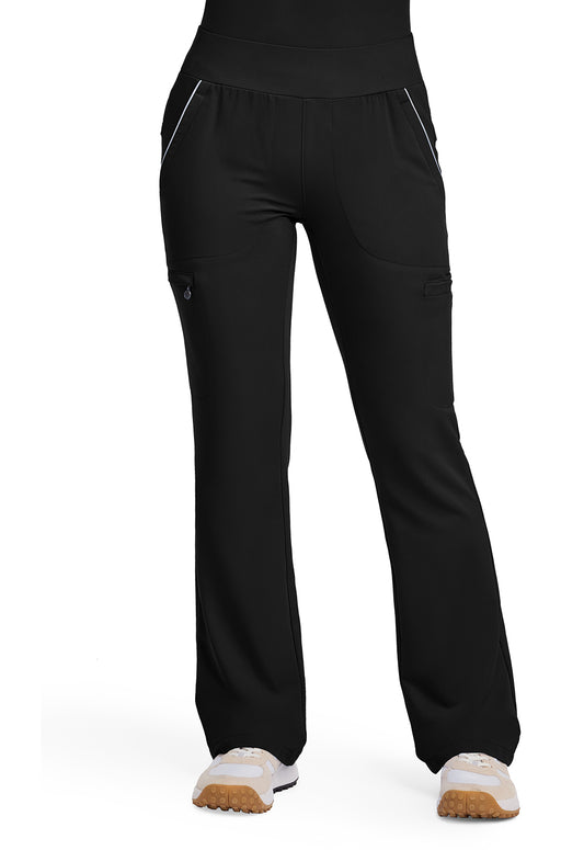 HH 360 HH102 Women's High Waist Scrub Pants Black