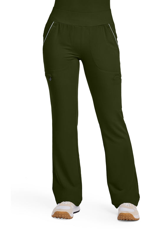 HH 360 HH102 Women's High Waist Scrub Pants Dark Pine