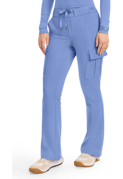 HH Quest HH150 Mid Rise Drawstring Straight Leg Pants Ceil