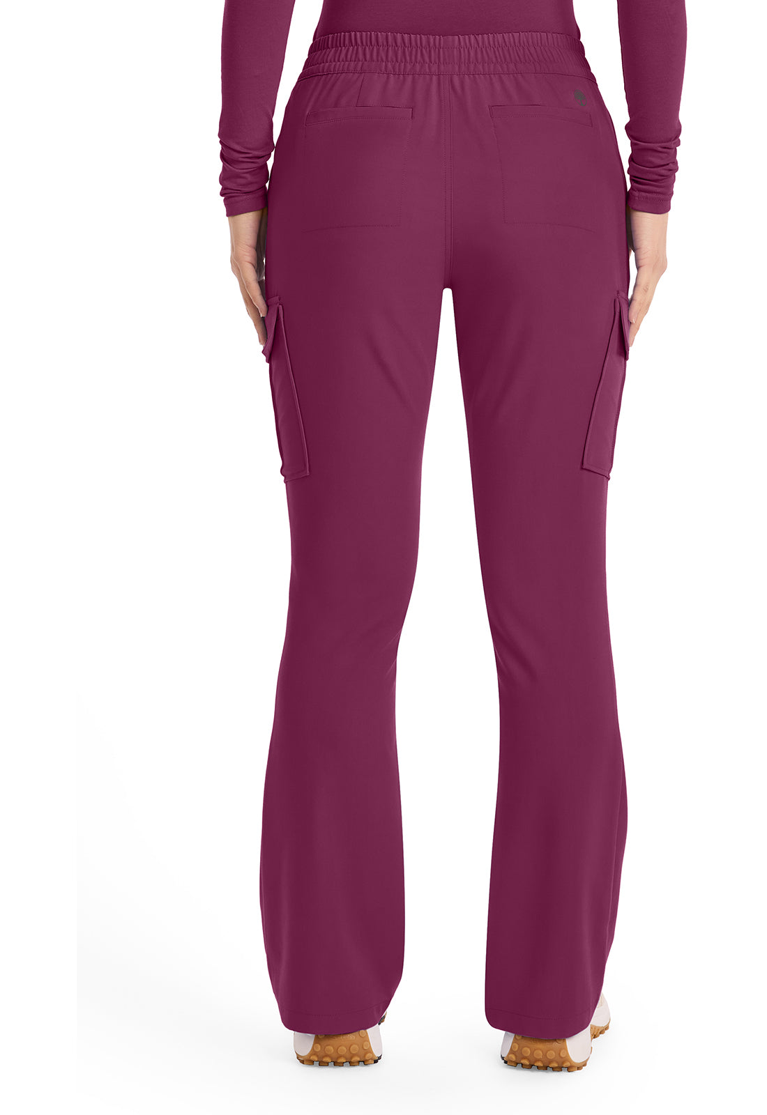 HH Quest HH150 Mid Rise Drawstring Straight Leg Pants Wine