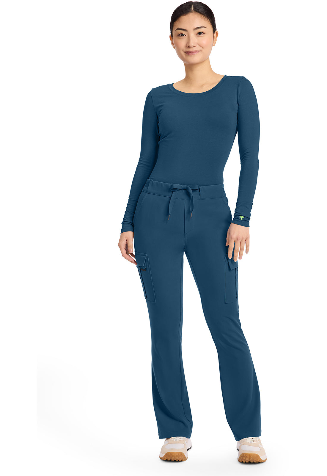 HH Quest HH150 Mid Rise Drawstring Straight Leg Pants Caribbean