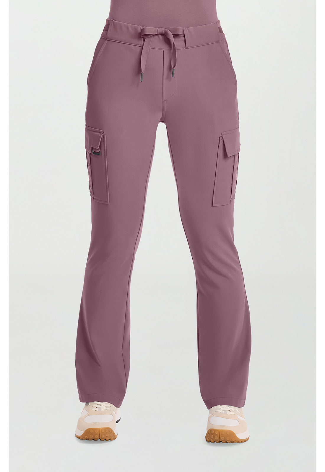 Quest HH150 Women's Mid Rise Drawstring Straight Leg Scrub Pants image 1