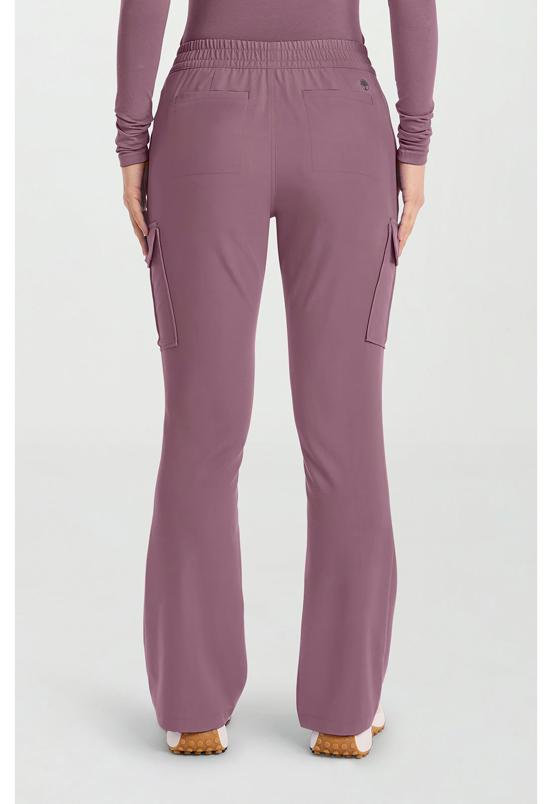 Quest HH150 Women's Mid Rise Drawstring Straight Leg Scrub Pants Elderberry