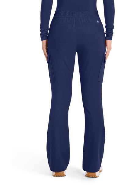 Quest HH150 Women's Mid Rise Drawstring Straight Leg Scrub Pants Navy