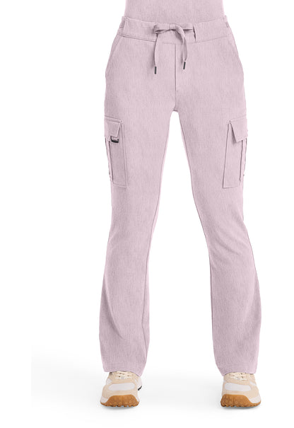 Quest HH150 Women's Mid Rise Drawstring Straight Leg Scrub Pants Pink Pearl