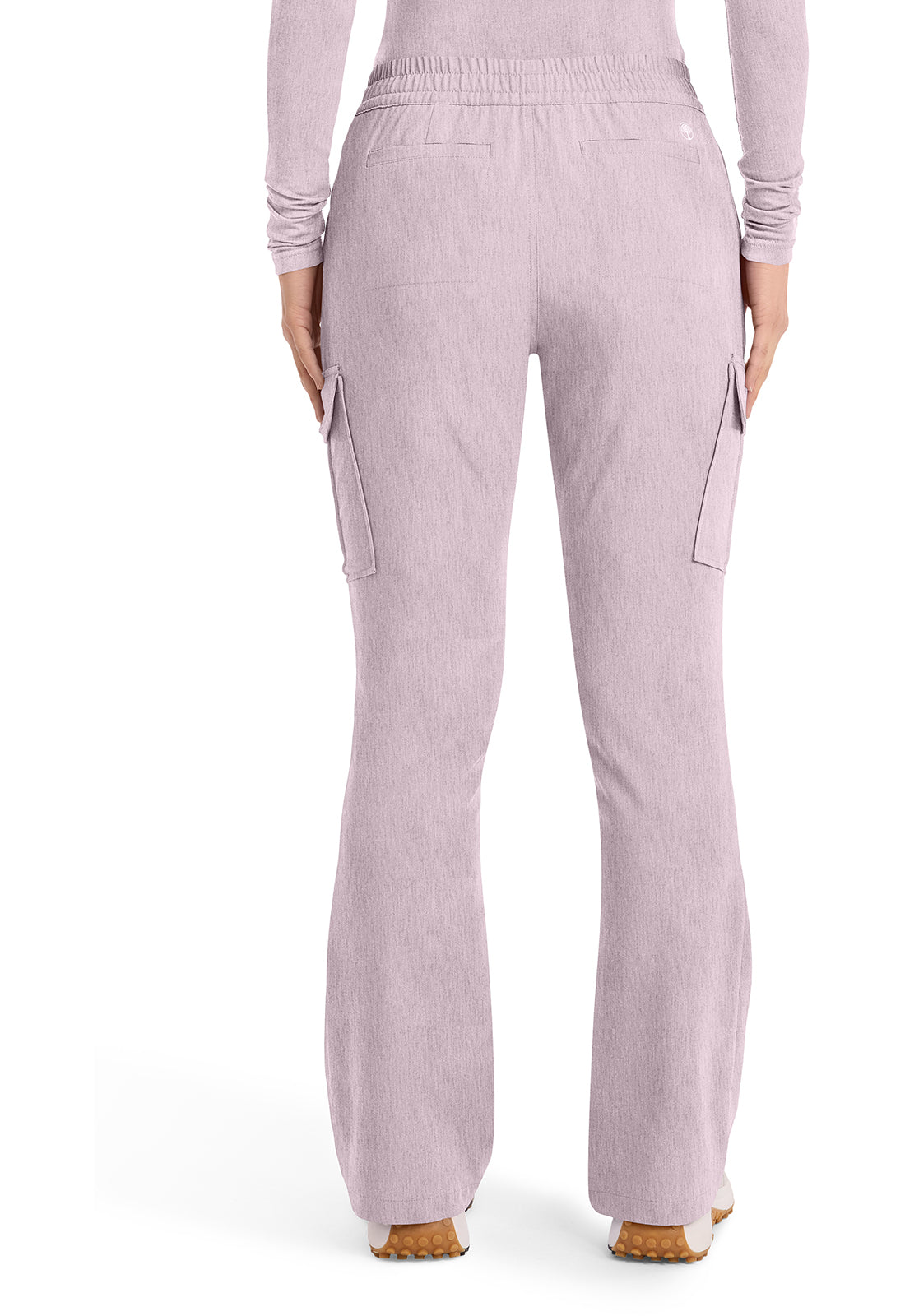 Quest HH150 Women's Mid Rise Drawstring Straight Leg Scrub Pants Pink Pearl