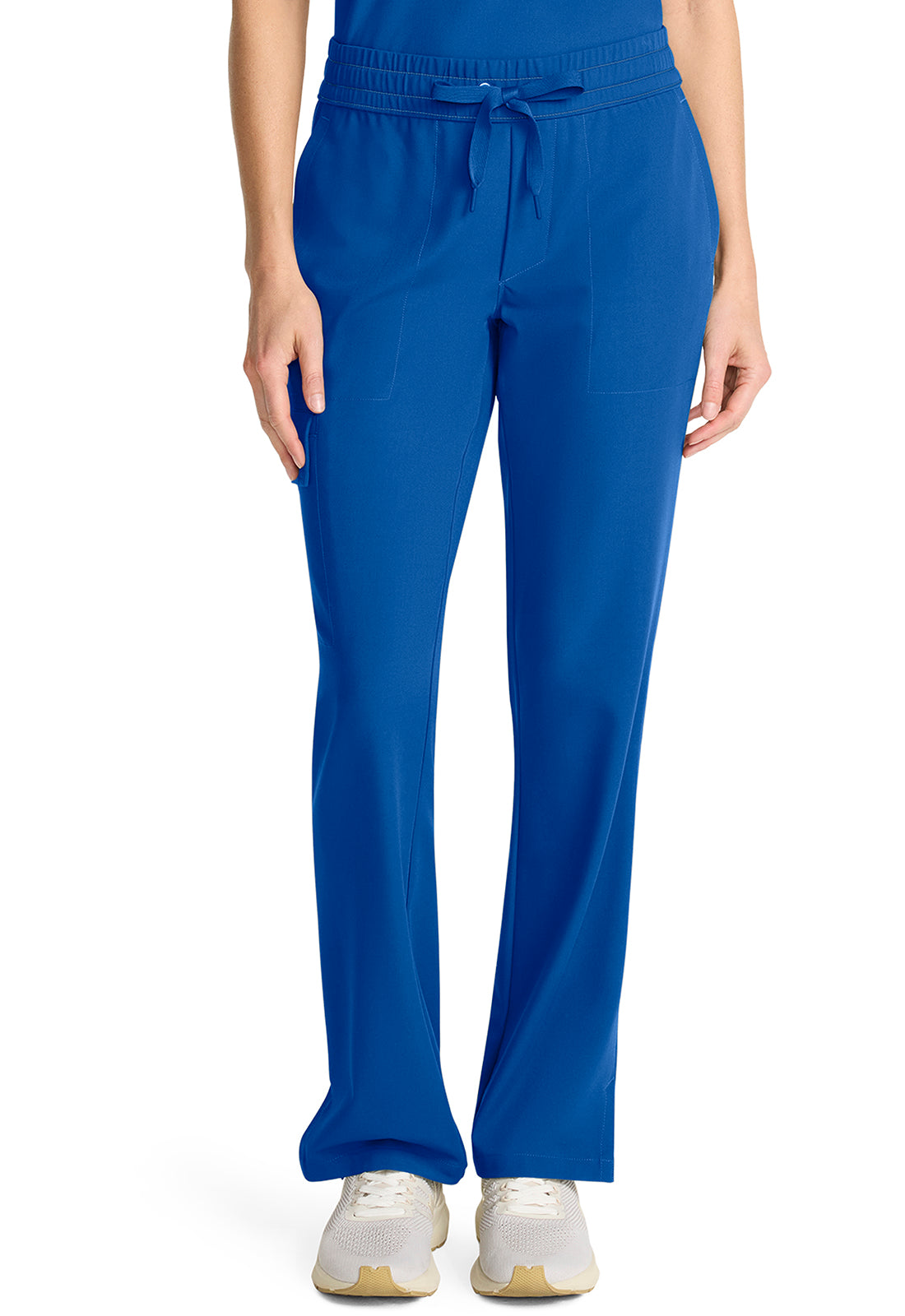 Quest HH153 Women's Mid Rise Drawstring Straight Leg Royal