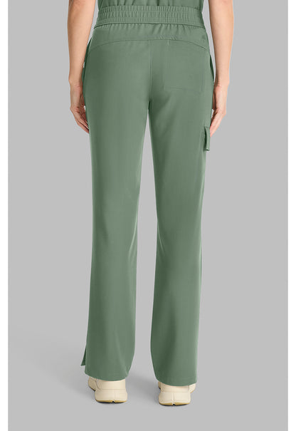 Quest HH153 Women's Mid Rise Drawstring Straight Leg Acadia Green