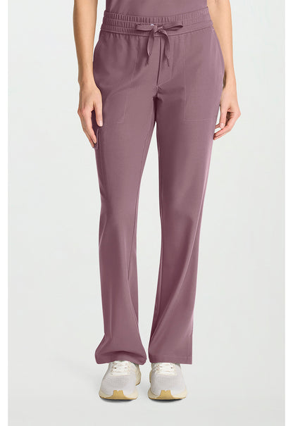 Quest HH153 Women's Mid Rise Drawstring Straight Leg Elderberry